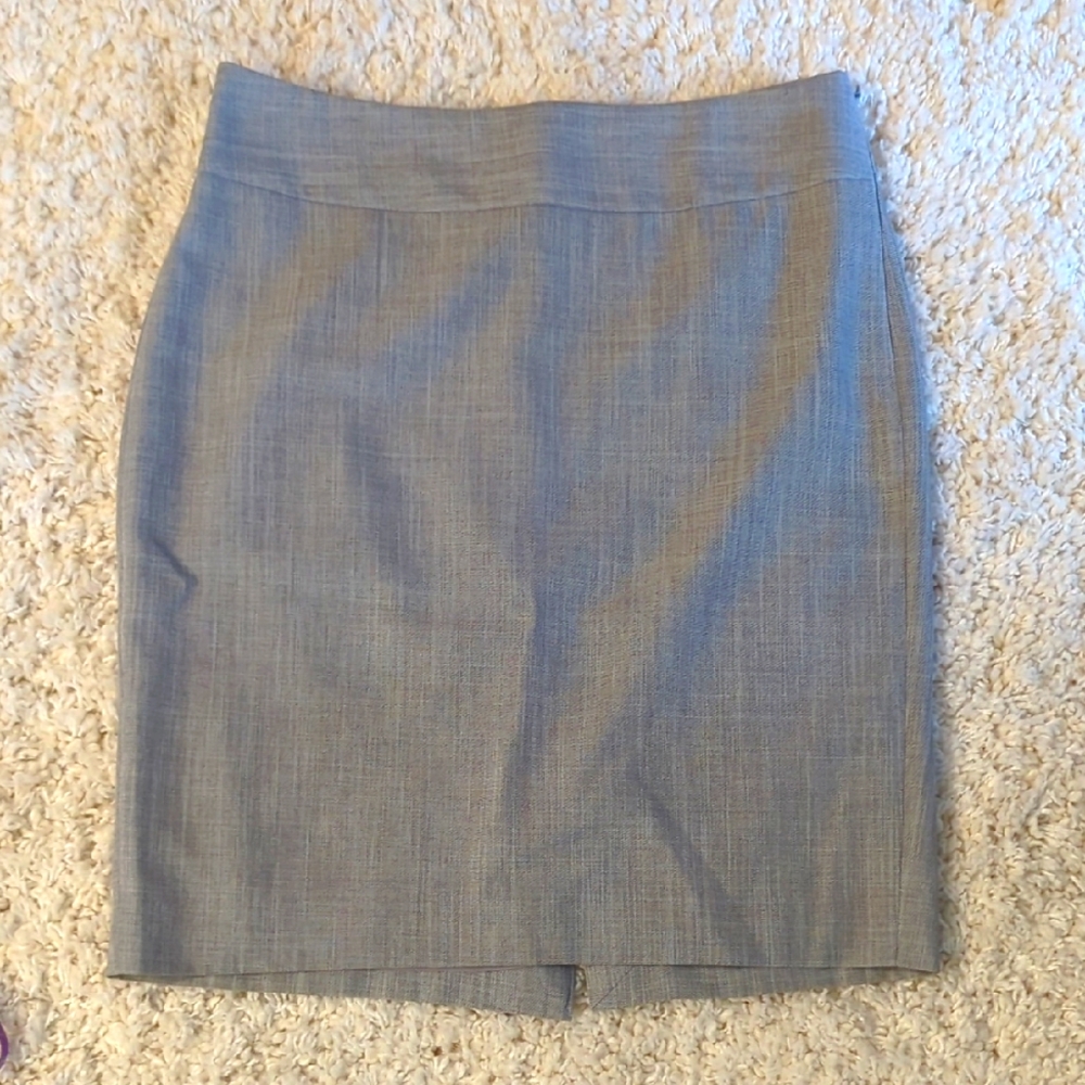 The Limited Gray Pencil Skirt